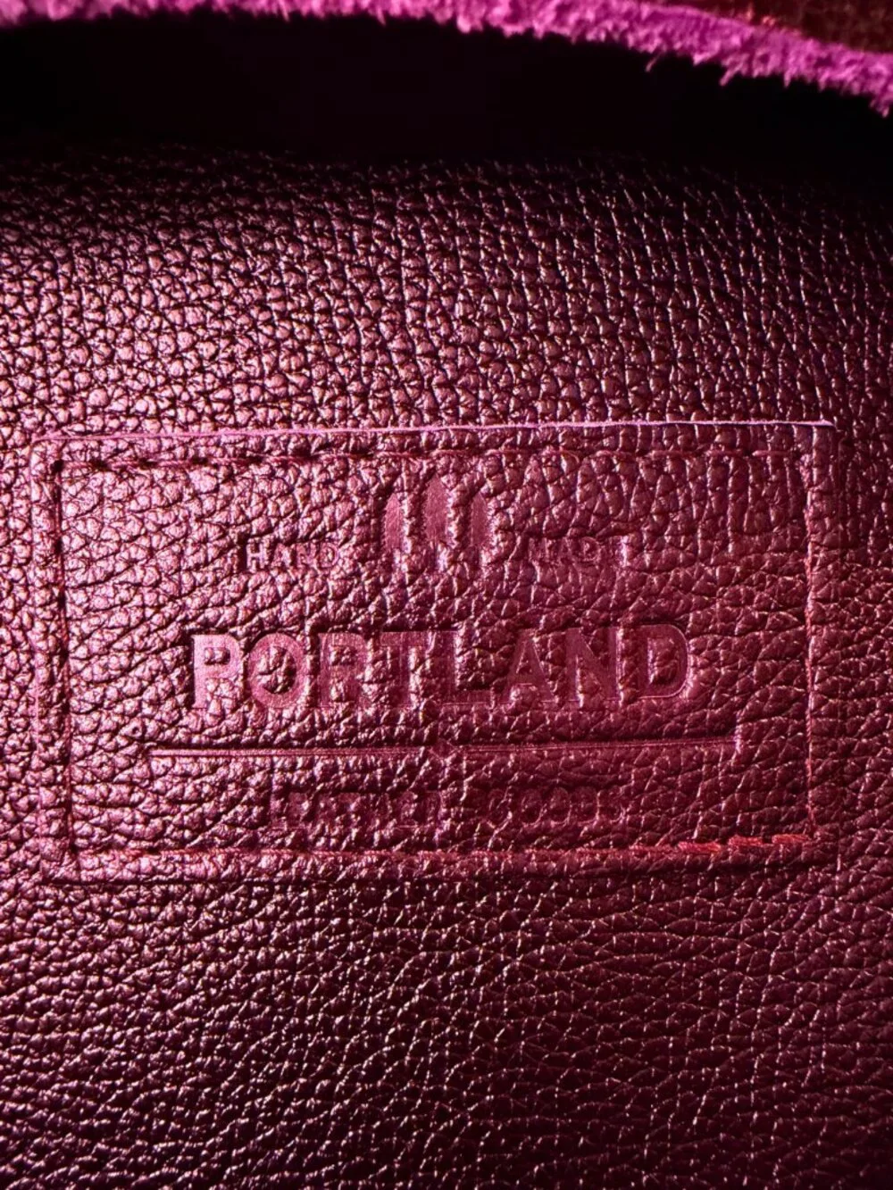 Ultra Violet Original Crossbody Tote by Portland Leather Goods